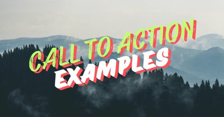 Call To Action Examples
